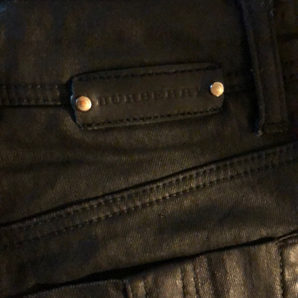 Girl black skinny Burberry pants